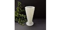 Milk Glass vase Grape vintage